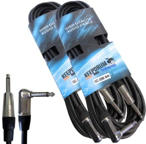 keepdrum GC-008 6m cable de instrumentos ángulo 2 unidades - Imagen 1 de 4