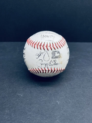 1995 ? Atlanta Braves World Series Team Stamped-Autographed Baseball Cover
