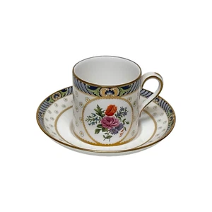 SPODE THE CABINET COLLECTION CLARIDGE CUP & SAUCER - Picture 1 of 4