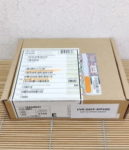Neuf Cisco CVR-QSFP-SFP10G QSFP SFP SFP + adaptateur module QSA version 1 neuf scellé - Photo 1/1