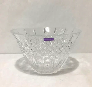 Marquis by Waterford SHELTON Clear 8” Diameter Germany Crystal Bowl Signed - Picture 1 of 6