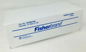 Fisherbrand 22-260-943 Plain Capillary Tubes - Box of 1200 - Picture 1 of 2