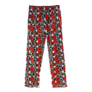 Boyz Club Kids Pajama Bottoms Fleece Lounge Pants Sport Balls - Picture 1 of 1