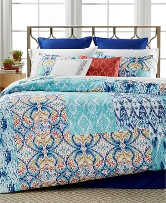Hallmart Collectibles Venecia 8 piezas Juego de edredón medallón patchwork - REINA  Foto 1 de 4