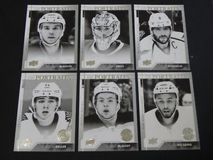 2017-18 17/18 Upper Deck UD Portraits P-1 to P-60 Stars, ROOKIES You Pick!