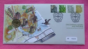 Moneda de una libra Royal Mint 2006 como nueva Irlanda del Norte Puente Egipcio 1 libra £1 FDC/reserva de estado - Imagen 1 de 2