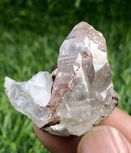 Natural rare rutile var. Sagenite included Quartz with siderite Crystal. - Picture 1 of 5