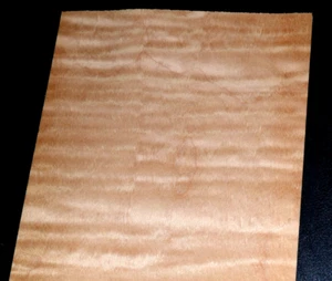 Lockiges Ahorn rohes Holzfurnier Blatt 6 x 24 Zoll 1:42 8632-32 - Bild 1 von 10