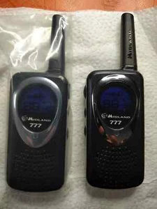 2 radios MIDLAND 777 PMR/LPD sans batterie sans chargeur - Photo 1/2