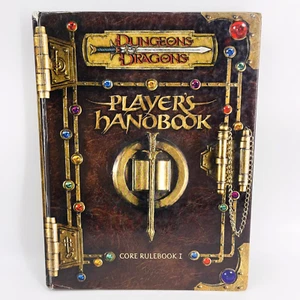 VINTAGE 2000 DUNGEONS & DRAGONS PLAYER'S HANDBOOK CORE RULEBOOK 1 HARDCOVER - Picture 1 of 18