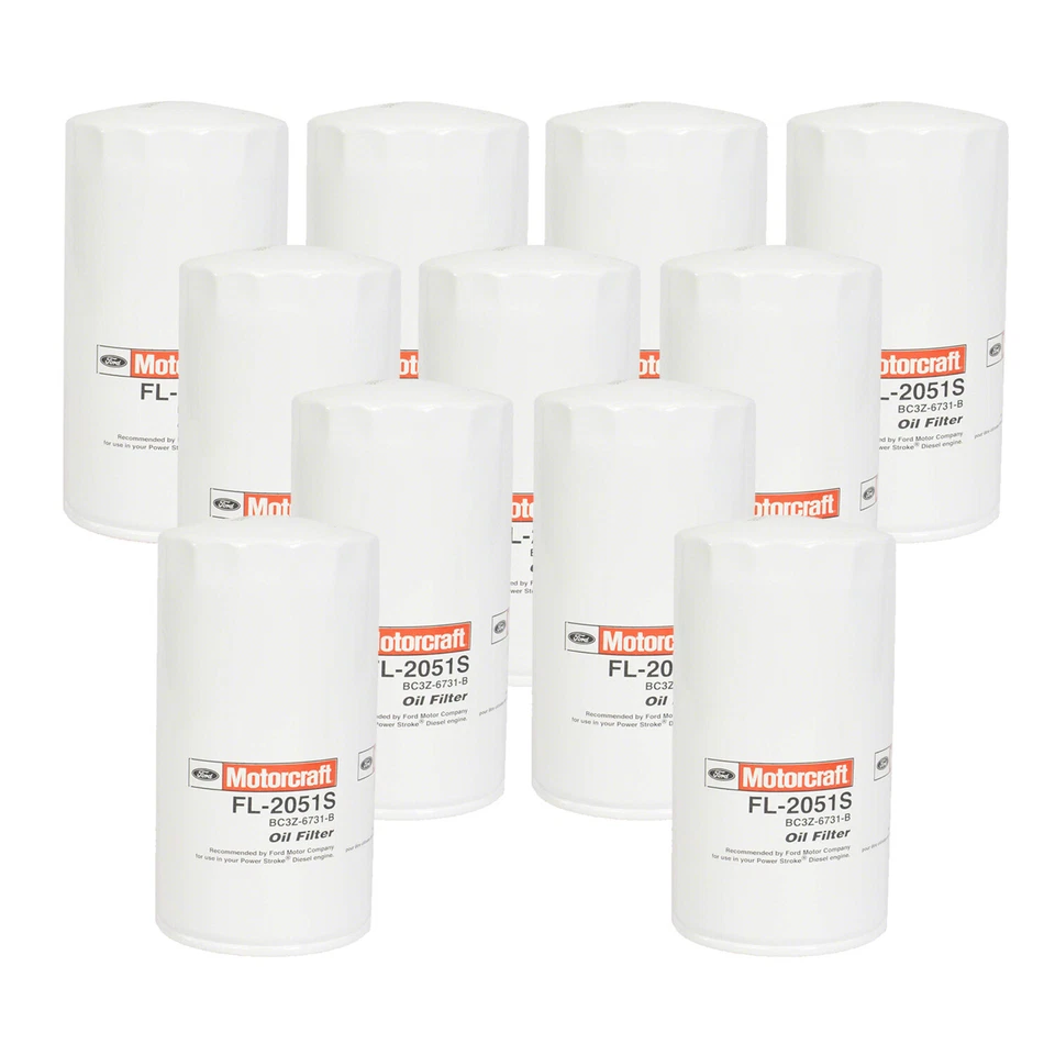 Juego de 11 filtros de aceite de motor Motorcraft OEM para Ford F-250 F-350 Super Duty Foto 1 de 1