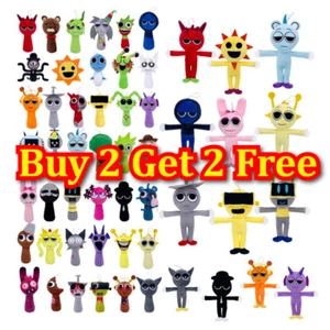 Sprunki Plush Toy Doll Simon Oren Wenda Sprunki Plushies Stuffed Doll Kids Gifts - Foto 1 di 95