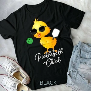 Pickleball Chick, funny pickleball T-Shirt Unisex T-shirt - Picture 1 of 11