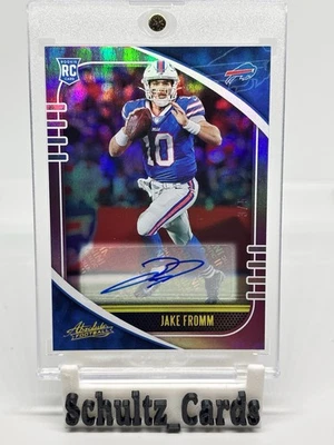 2020 Absolute ROOKIE /5 AUTO RARE SSP SPECTRUM PURPLE #143 Jake Fromm GEORGIA RC - Image 1 of 4