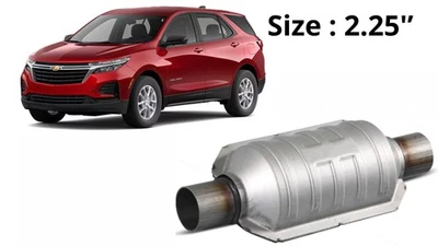 For All Chevrolet Cars Catalytic Converter 2.25'' Direct Fit High Flow - Image 1 of 4