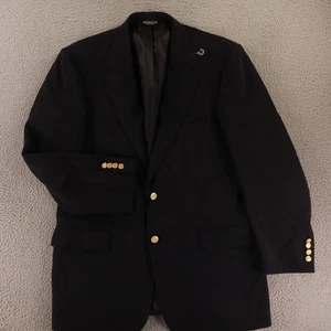 Chaqueta Evan Picone de Colección M MT 42L Lana Lúpulo Botones Dorados Blazer Transpirable - Imagen 1 de 16