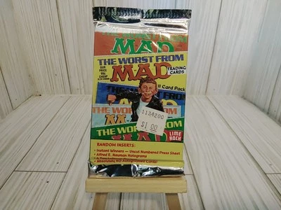 Paquete de 11 tarjetas coleccionables The Worst Mad selladas Foto 1 de 2