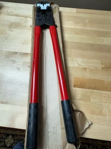 Battery Cables Long Handle Crimper Adjustable from #4 to 4/0 - Picture 1 of 6
