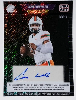 2024 Leaf Collective Football Cameron Ward Dillon Gabriel Auto Autograph #d 2/6 - Image 1 of 2