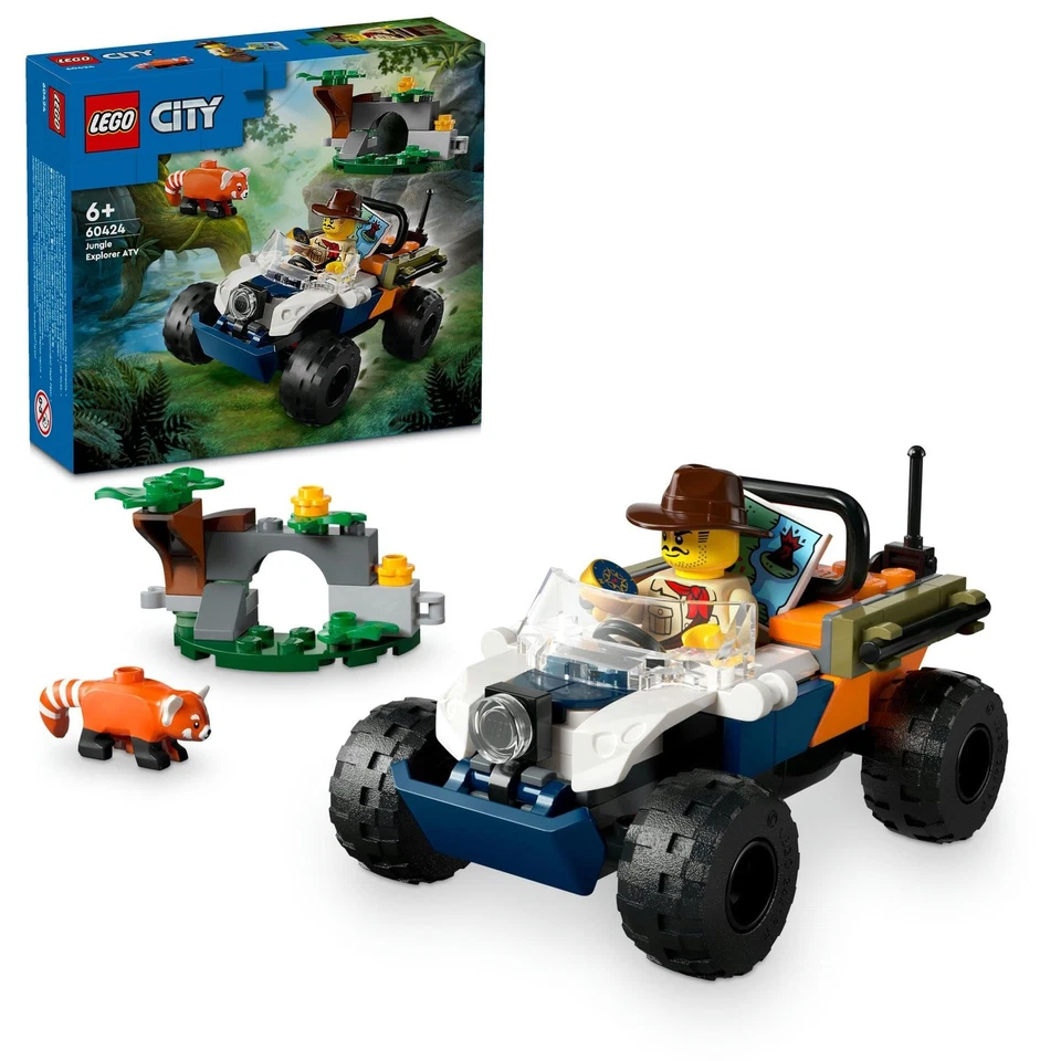 LEGO City Jungle Exploration Off-Road Vehicle (Find the Red Panda) - Toy, - Image 1 of 4