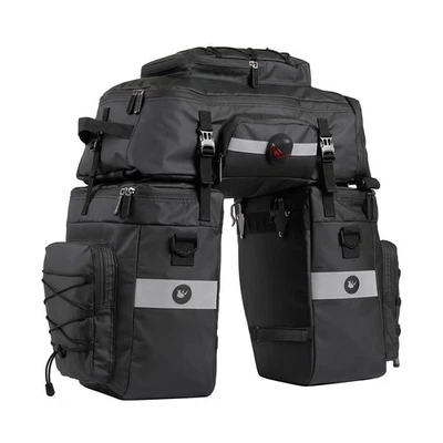 Bolsa de almacenamiento portabicicletas 3 en 1 multifuncional impermeable portabicicletas trasero Foto 1 de 4