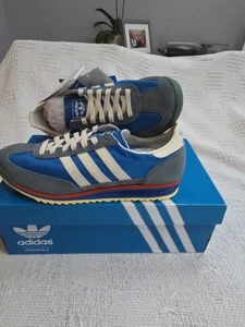 Adidas SL 72 Vintage Originales Hombres Zapatos Entrenadores Reino Unido Talla 7 909495 NUEVO en caja - Imagen 1 de 10