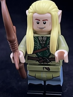 Minifigura Lego Senhor dos Anéis 10316 Valfenda Legolas LOR127 - Imagem 1 de 4