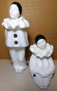 Lot de deux flacons de parfum vides Avon~Pierrrot Clowns (2) - Photo 1 sur 11