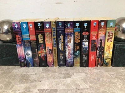 Star Wars Paperback Book Mixed Bulk Lot of 13 Vintage 1990's Bantam Books Foto 1 de 4