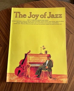 THE JOY OF JAZZ, Easy To Medium Piano Solos, 1968 Vintage Sheet Music/Book - Picture 1 of 3