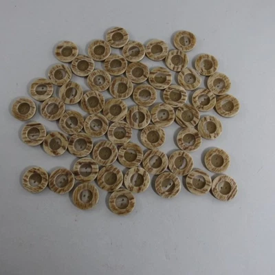 Lote De Colección De 54 Imitación Cuerno Coser Botones Resina 1 1/8" Redondos Foto 1 de 4