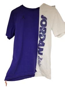 Nike Air Jordan 72-10 T-Shirt Gr. L schwarz/weiß/lila - Bild 1 von 6