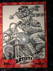 Wacky Packages Sketch Card. Topps Artists on Demand. By Shawn Conn 2013. - Picture 1 of 2