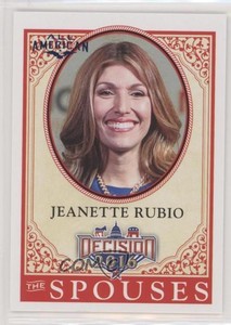 2016 Decision 2016 The Spouses Blue All American Jeanette Rubio #57 3p2
