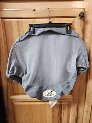 Acogedora cubierta para sol e insectos se adapta a portabebés estándar gris Foto 1 de 4