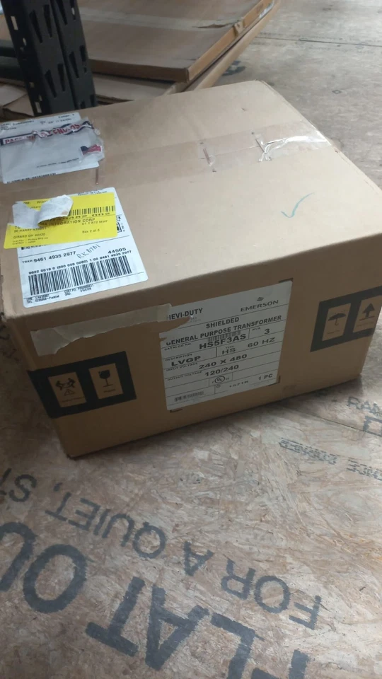 Transformador HS5F3AS, 3KVA, 480-120vac Foto 1 de 1