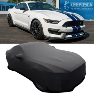 For Ford Mustang INDOOR CUSTOM Stretch Car Cover Dust Proof Scratch Protection - Picture 1 of 12