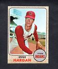 1968 TOPPS   STEVE HARGAN  CLEVELAND INDIANS #35    NM