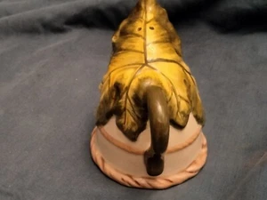 BICO China Autumn Leaves Vintage Majolica style Salt and Pepper shakers 3.25 in. - Picture 1 of 9