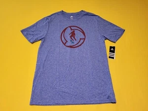 T-shirt calcio Adidas uomo Go To Performance grande blu nuova con etichette spedizione gratuita - Foto 1 di 2