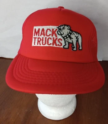 Vintage 80's 90's Trucker Snapback Hat Mack Trucks MOJA - Изображение 1 из 4