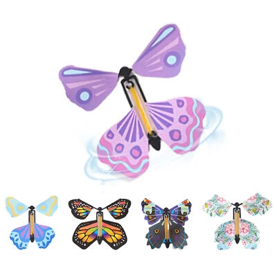 Banda de goma mágica mariposa voladora cuerda juguetes de hadas realistas suavemente Foto 1 de 4