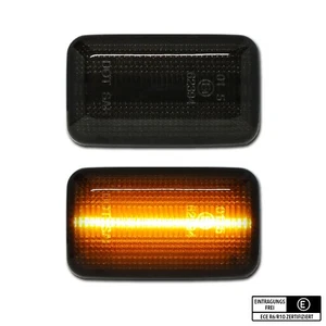 SCHWARZE LED Seitenblinker VW Golf 2 II 1 Cabriolet Scirocco Corrado - Bild 1 von 7