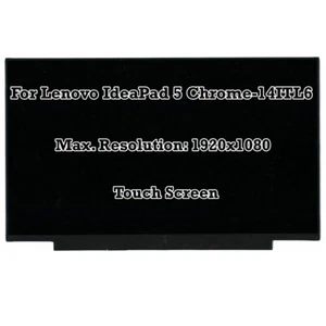 14"Lenovo IdeaPad 5 Chrome-14ITL6 FHD Bildschirm LCD Berühren Anzeige 5D10W87242 - Bild 1 von 3