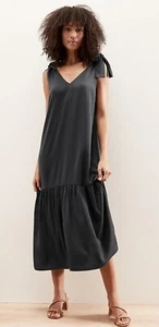 Banana Republic Womens L DROP-WAIST MIDI DRESS Sleeveless Boho Beach - Picture 1 of 11