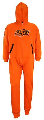 KLEW NCAA Unisex Oklahoma State Cowboys Jump Suit, Orange - Image 1 of 2