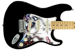 Pickguard Headstock Tremolo Skin Wrap Reskin for Guitars -Pink Wall Child - 730 - Picture 1 of 29