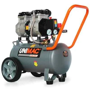 UNIMAC 24L 1.5HP Silent Oil-Free Electric Air Compressor, Portable - Picture 1 of 9