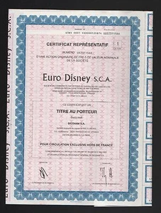 EURO DISNEY S.C.A. (C) - Photo 1/1