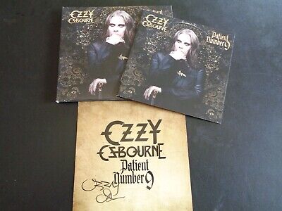 Ozzy Osbourne Patient Number 9 New Uk Cd Album & Signed /autograph Art Card • 61.45$